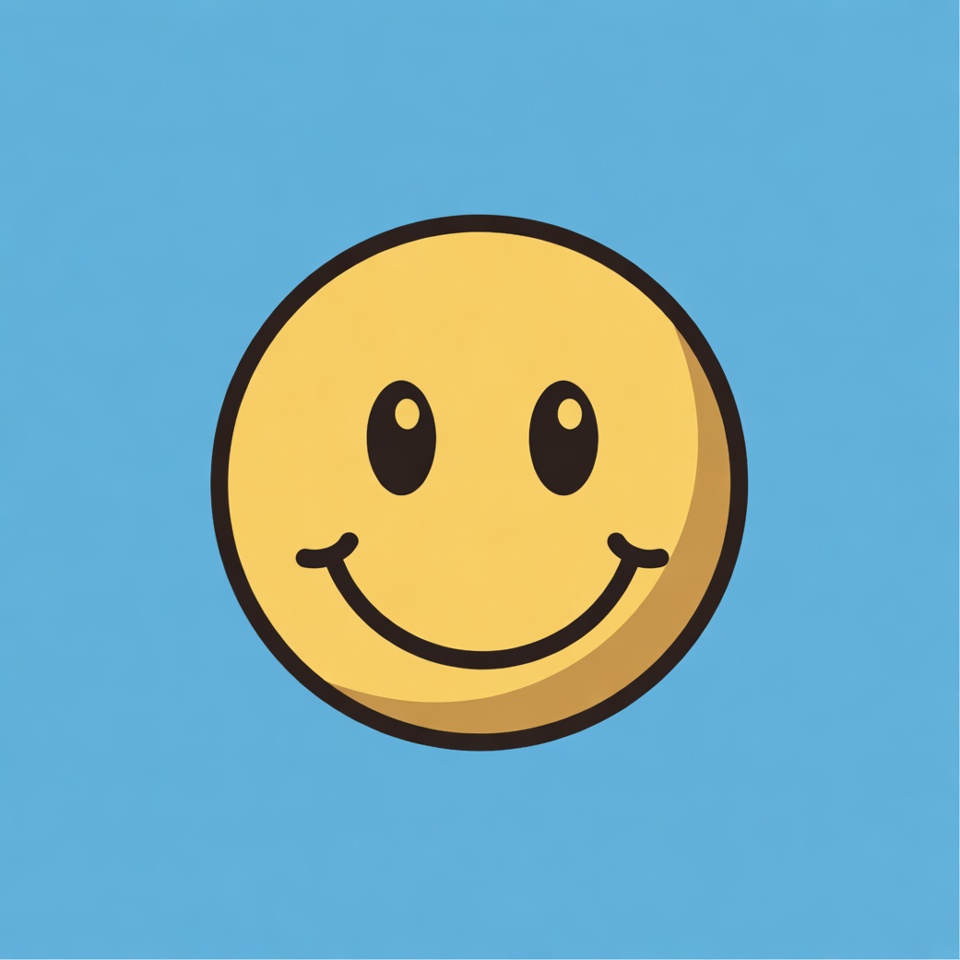 Smiling Yellow Emoticon Face Smiling Yellow Emoticon Face
