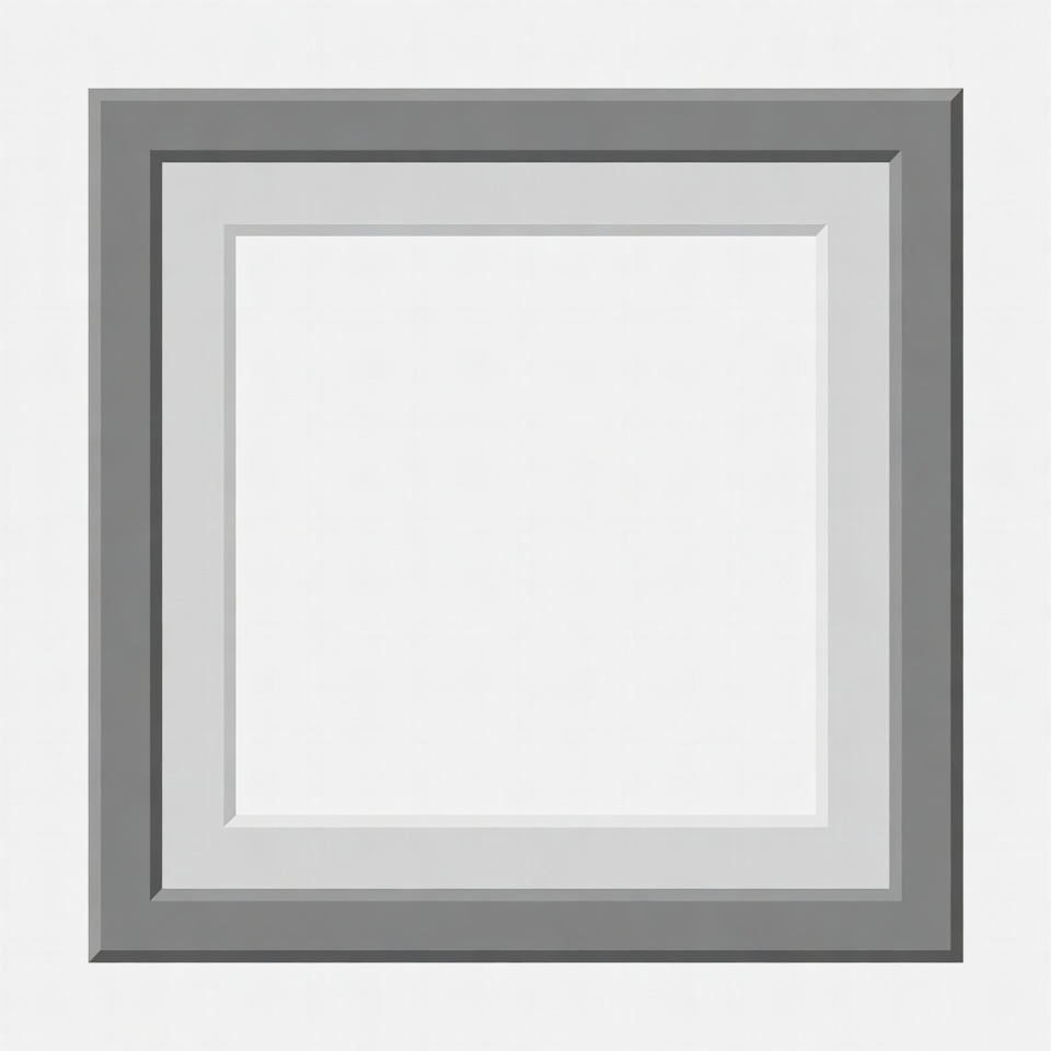 Empty Gray Picture Frame Empty Gray Picture Frame