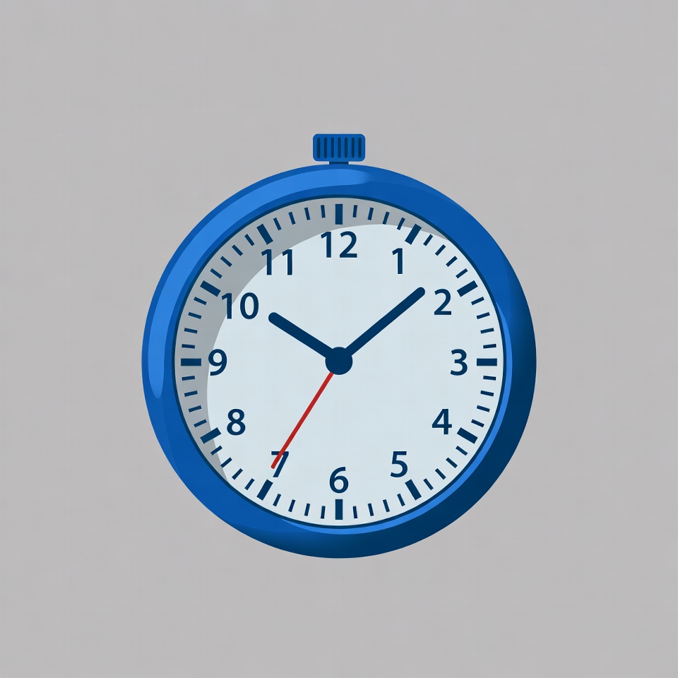 Blue Stopwatch at 12:05 Blue Stopwatch at 12:05