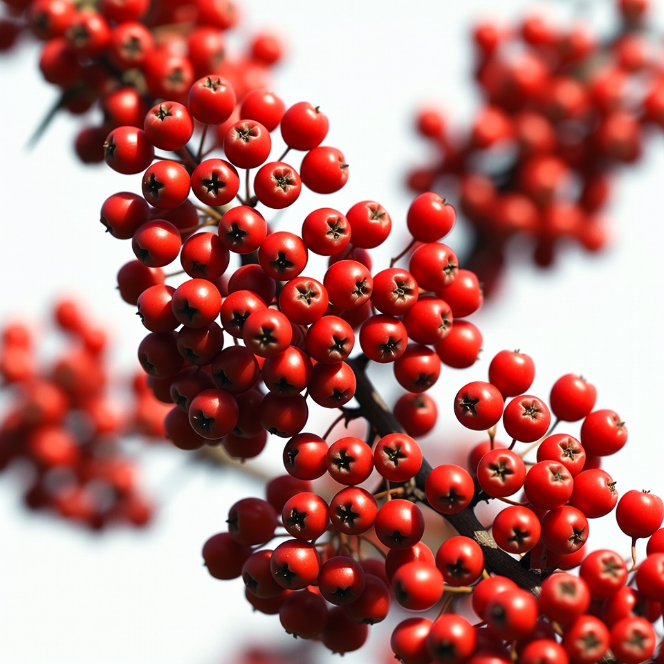 Red Berries on Branch Red Berries on Branch