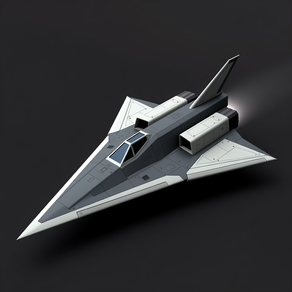 Stealth Fighter Jet 3D Render Stealth Fighter Jet 3D Render