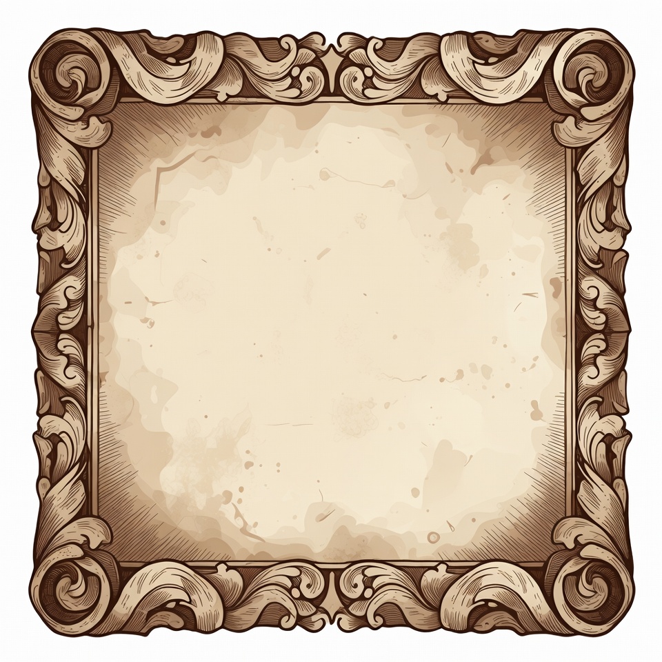 Ornate Vintage Blank Frame Ornate Vintage Blank Frame