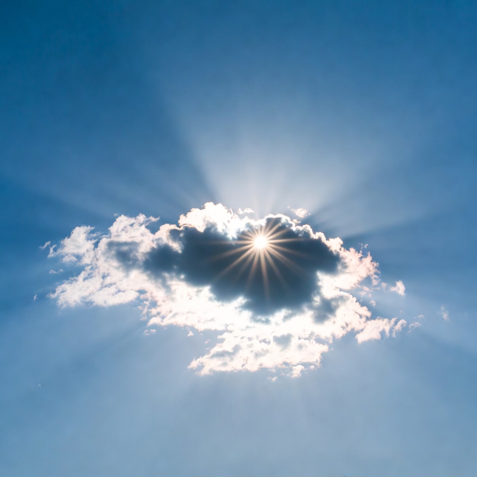 Sun Shining Through Cloud Sun Shining Through Cloud