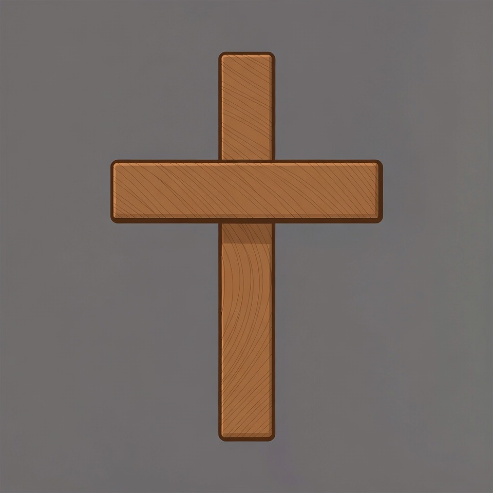 Wooden Cross Illustration Wooden Cross Illustration