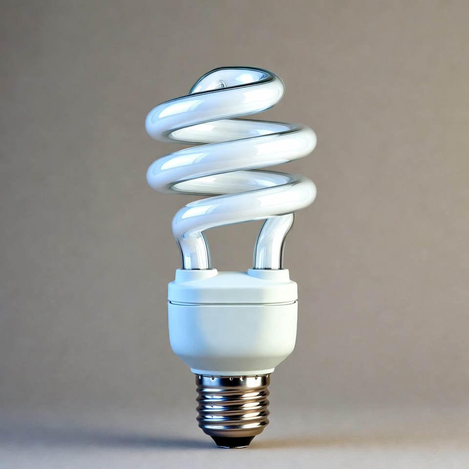 Spiral CFL Light Bulb Spiral CFL Light Bulb