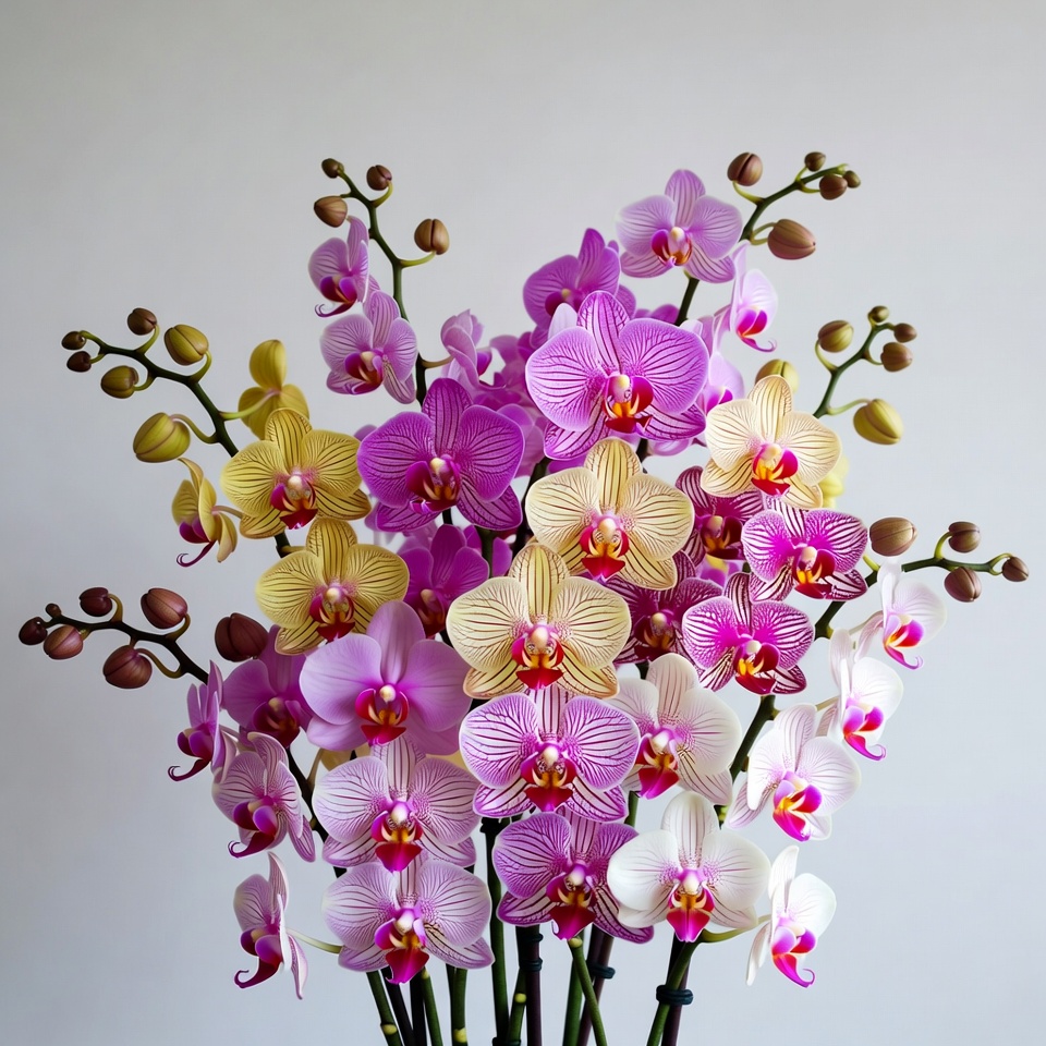 Colorful Phalaenopsis Orchid Bouquet Colorful Phalaenopsis Orchid Bouquet