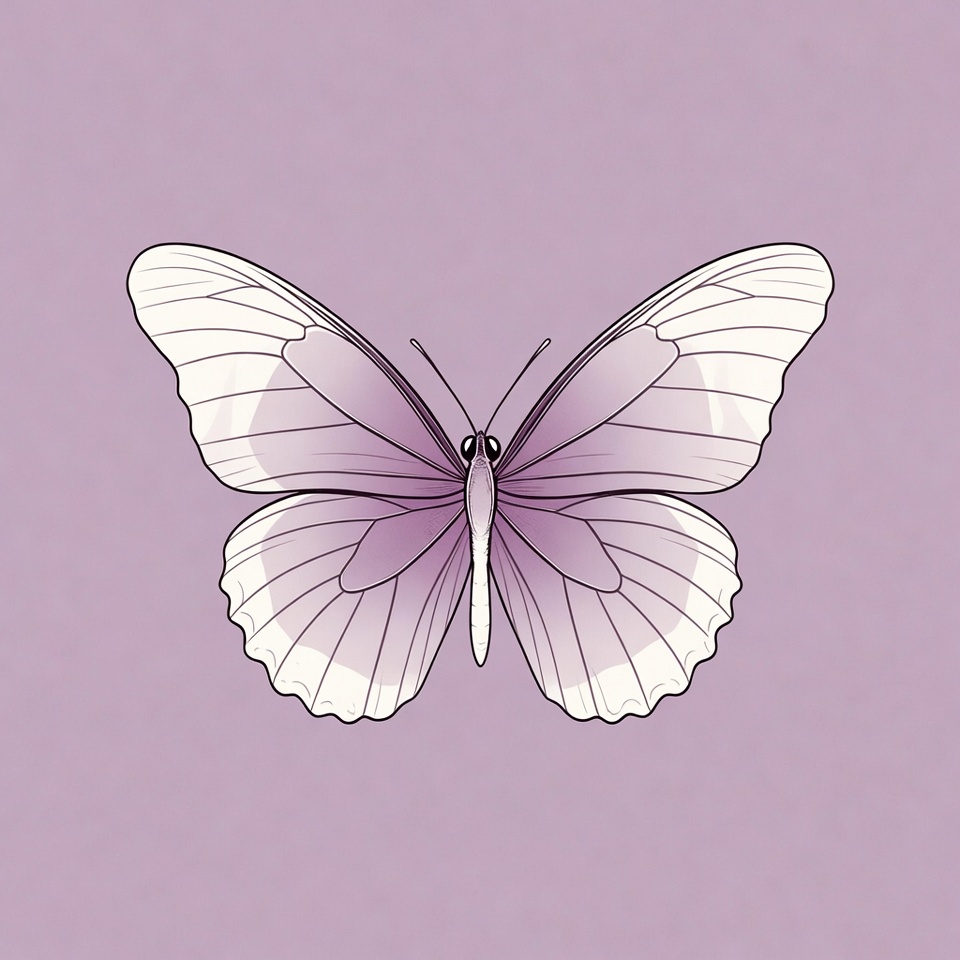 Purple butterfly illustration Purple butterfly illustration