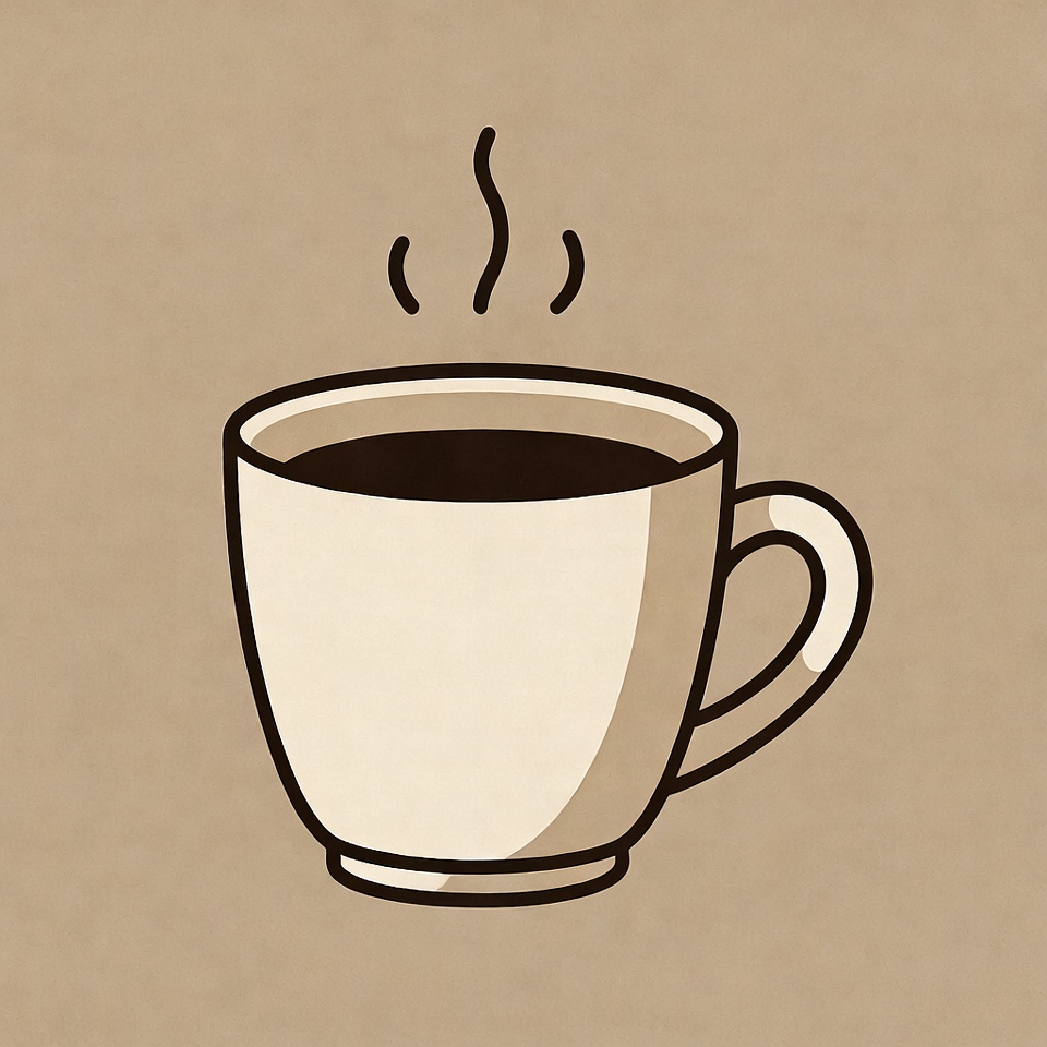 Steaming Hot Coffee Cup Illustration Steaming Hot Coffee Cup Illustration