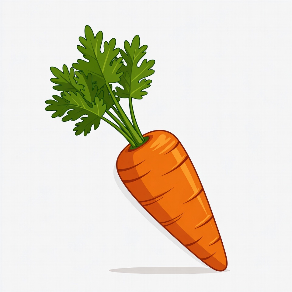 Fresh carrot with green tops Fresh carrot with green tops