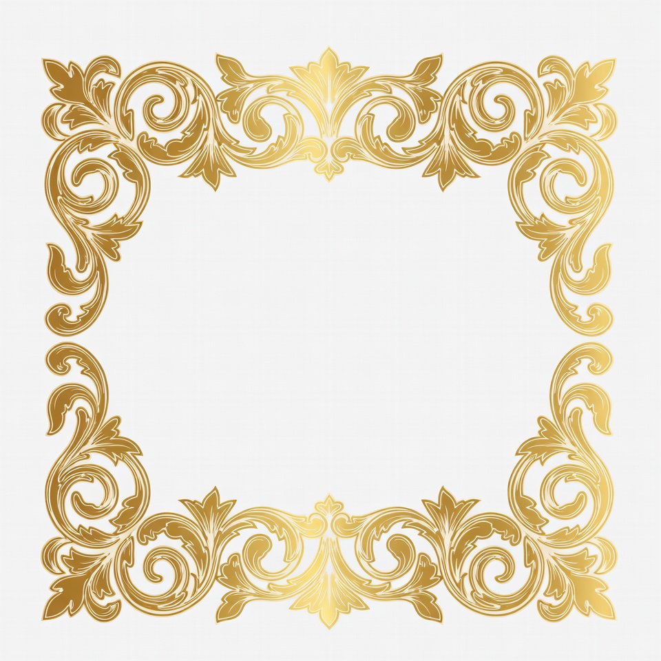 Ornate Gold Ornamental Frame Ornate Gold Ornamental Frame