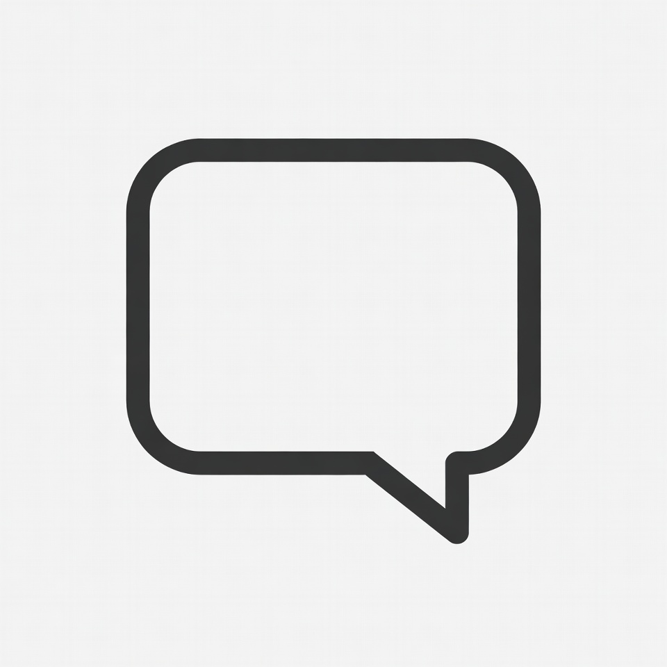 Empty Speech Bubble Icon Empty Speech Bubble Icon