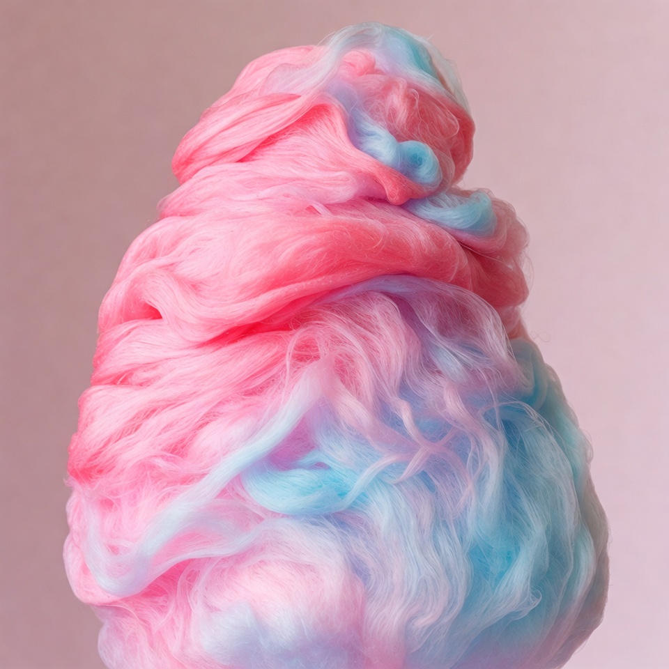 Pink and Blue Cotton Candy Pink and Blue Cotton Candy