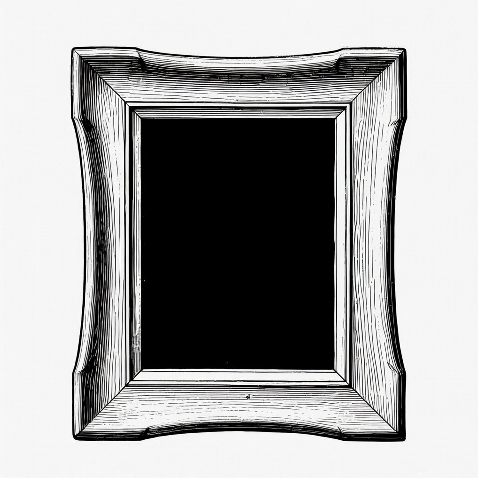 Ornate Empty Picture Frame Ornate Empty Picture Frame