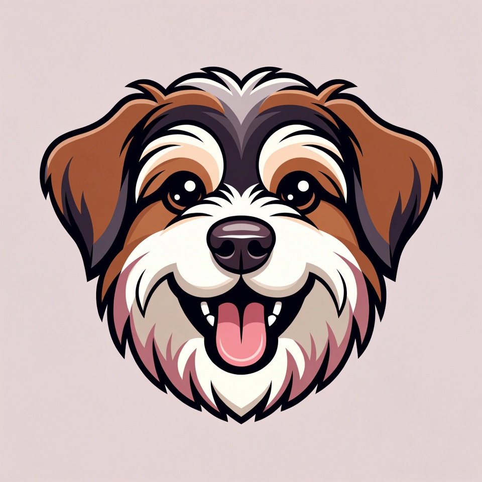 Smiling Shih Tzu Dog Portrait Smiling Shih Tzu Dog Portrait