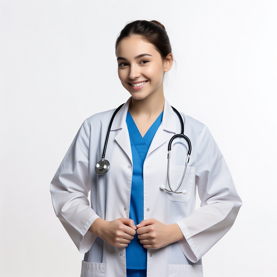 Asian woman doctor with stethoscope Asian woman doctor with stethoscope