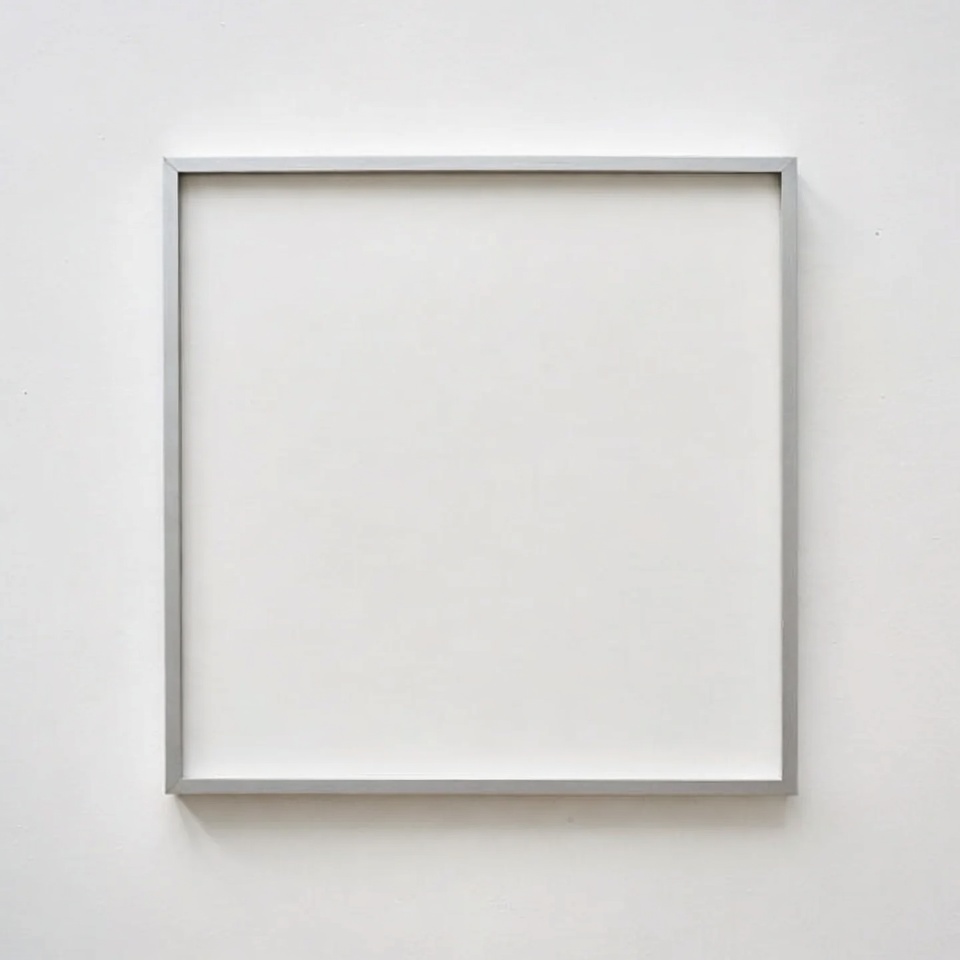 Empty Silver Picture Frame Empty Silver Picture Frame