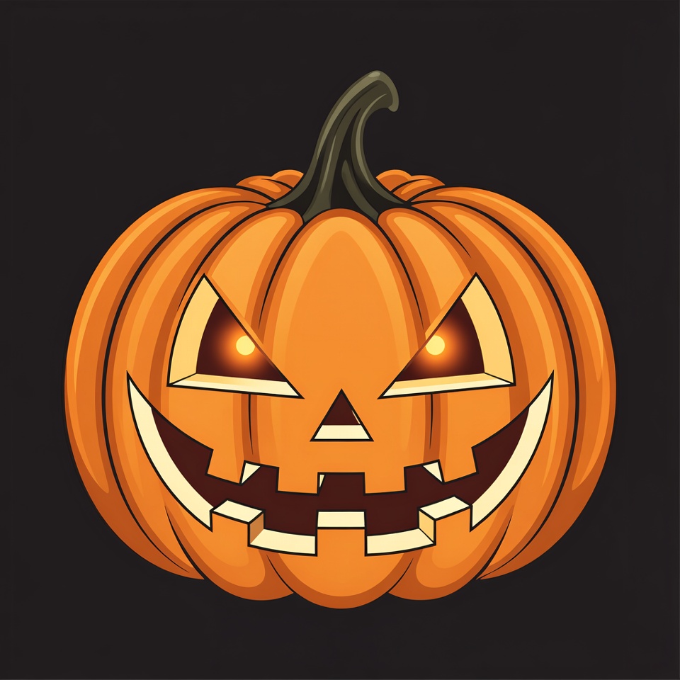 Jack-o'-lantern pumpkin illustration Jack-o'-lantern pumpkin illustration