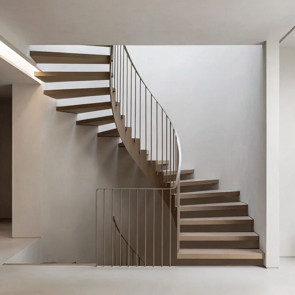 Modern Wooden Spiral Staircase Modern Wooden Spiral Staircase