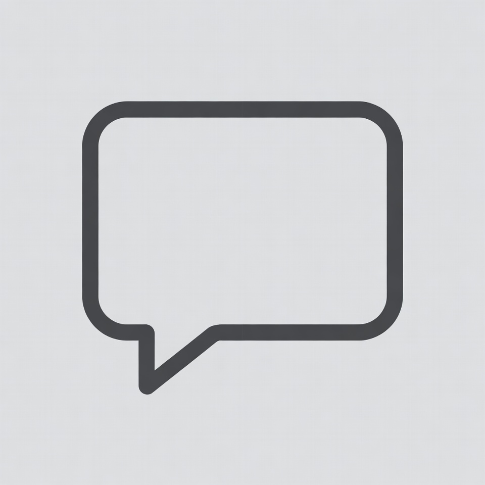 Empty Speech Bubble Icon Empty Speech Bubble Icon