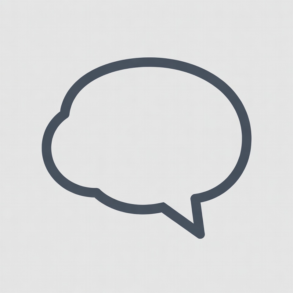 Empty Speech Bubble Icon Empty Speech Bubble Icon