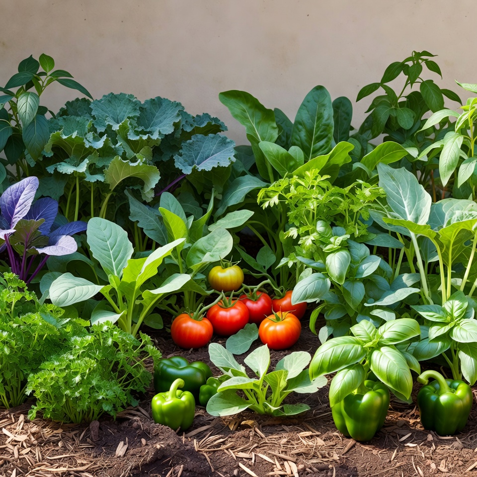 Fresh Garden Vegetables and Herbs Fresh Garden Vegetables and Herbs