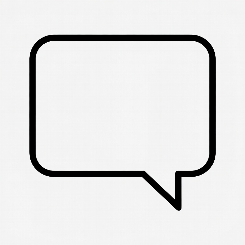 Empty Speech Bubble Icon Empty Speech Bubble Icon