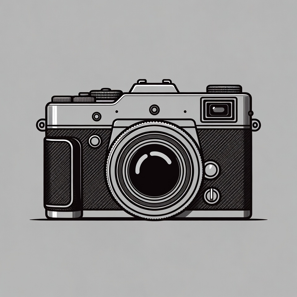 Vintage Camera Illustration Vintage Camera Illustration