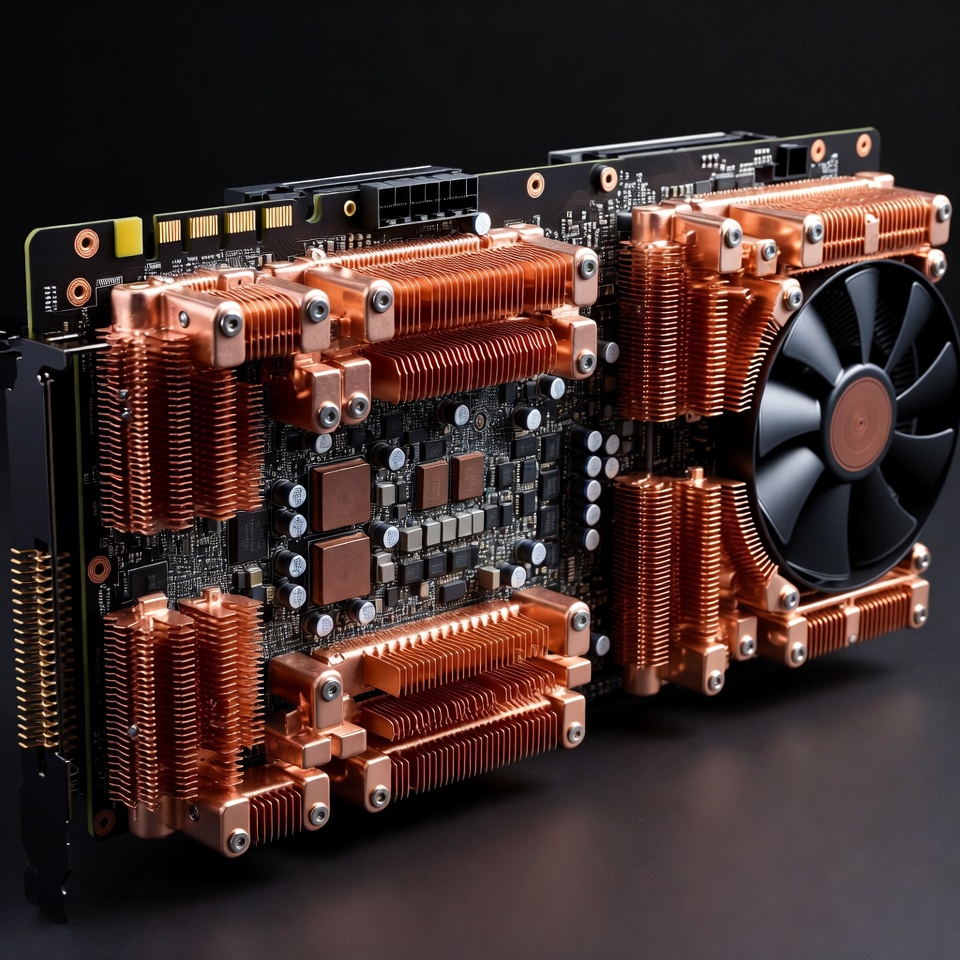 Copper Heatsink GPU Graphics Card Copper Heatsink GPU Graphics Card