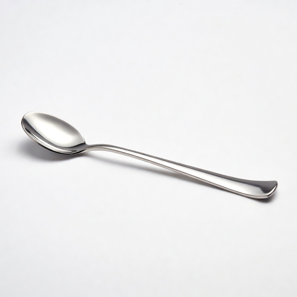 Shiny silver spoon isolated Shiny silver spoon isolated