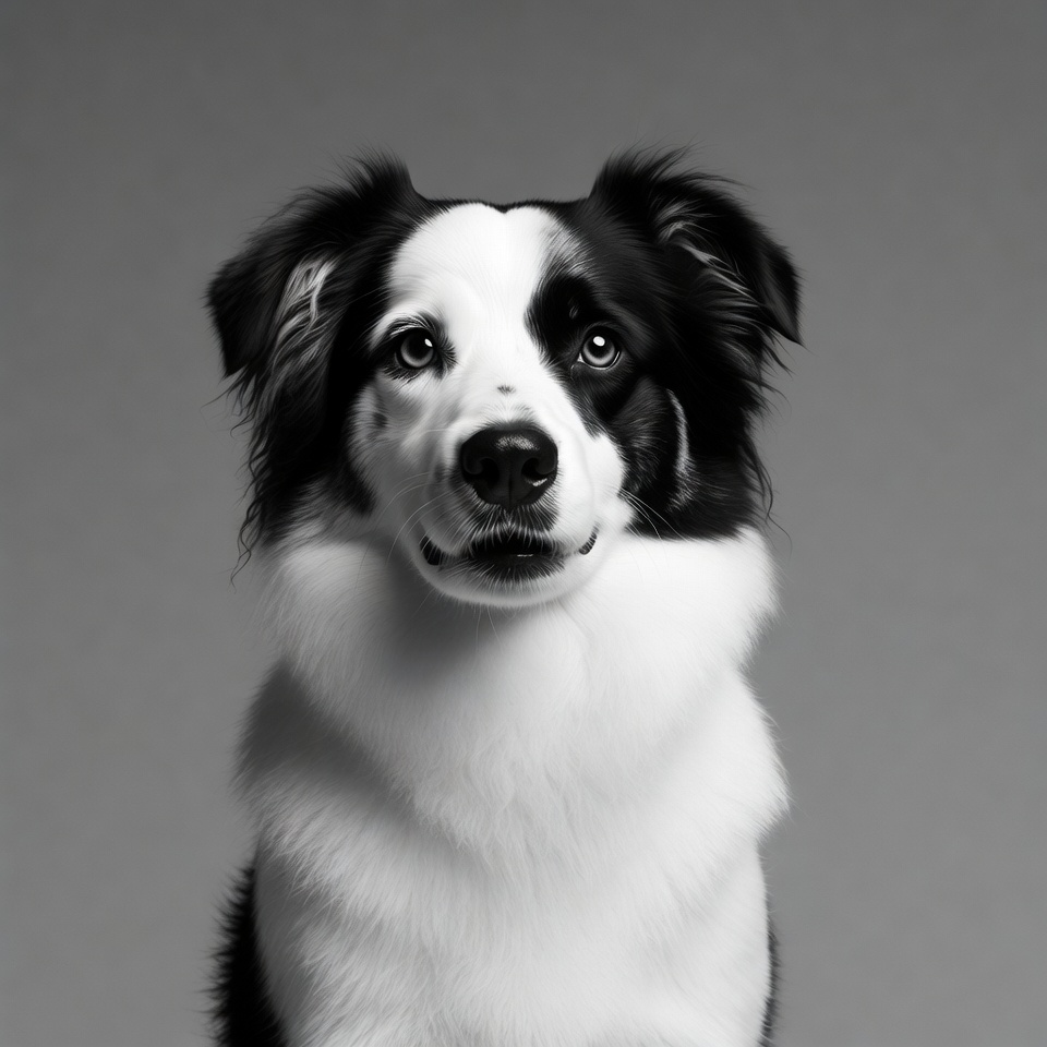 Border Collie dog portrait Border Collie dog portrait