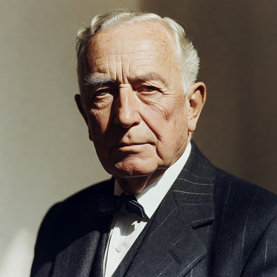 Elderly man in bow tie suit Elderly man in bow tie suit