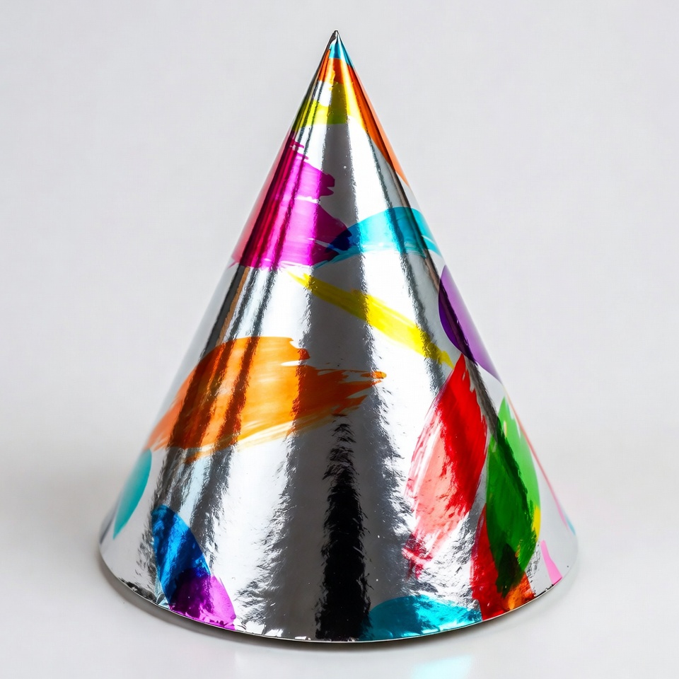 Colorful Shiny Party Hat Colorful Shiny Party Hat