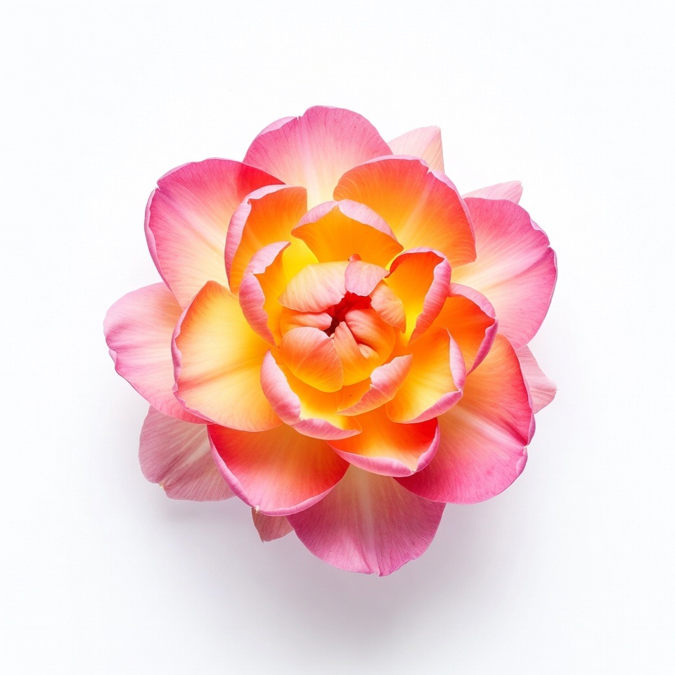 Pink and yellow tulip flower Pink and yellow tulip flower