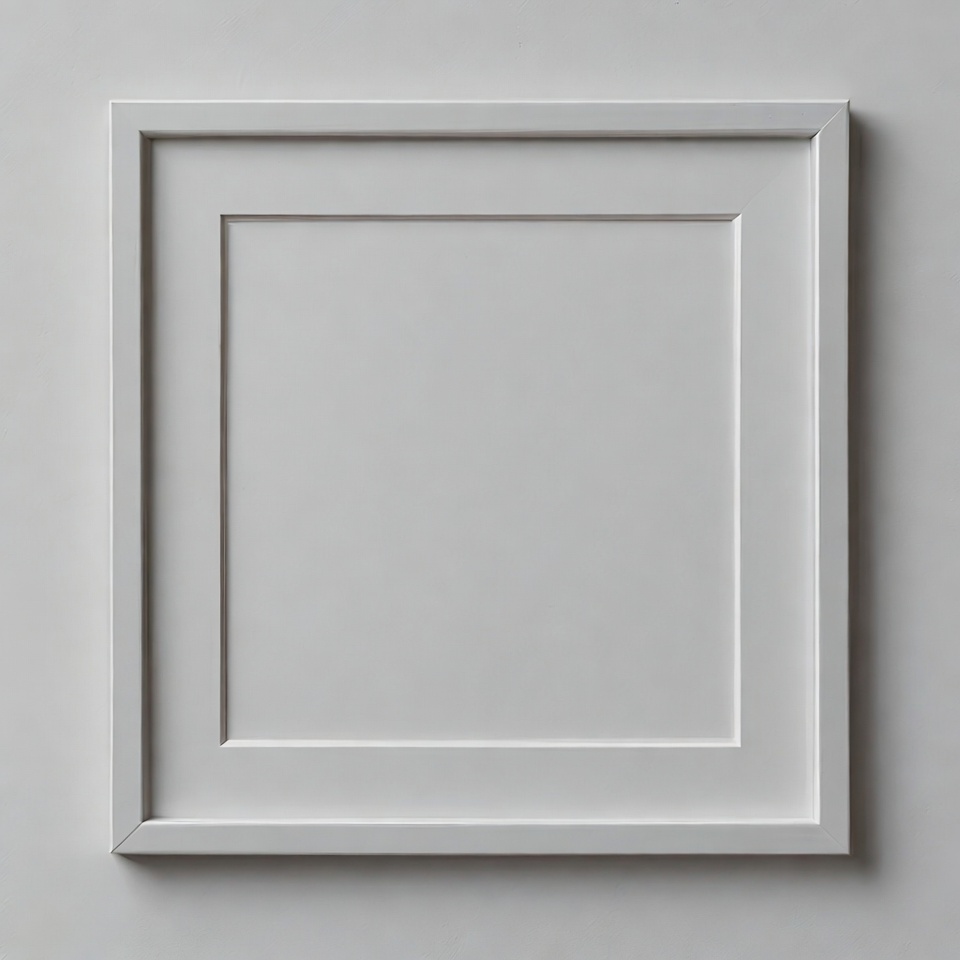 Empty White Picture Frame Empty White Picture Frame
