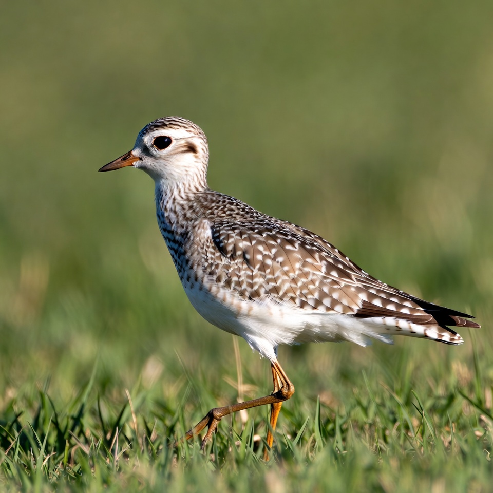 Semipalmated Plover on grass Semipalmated Plover on grass