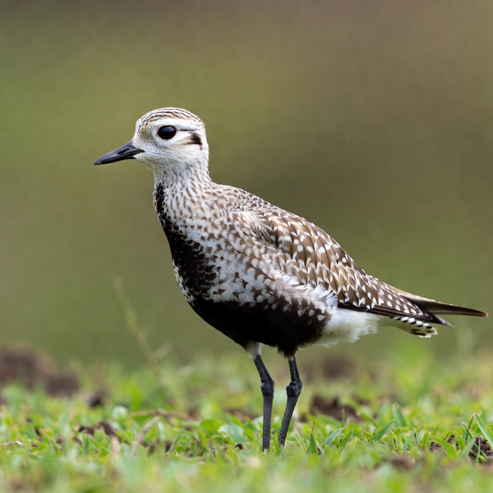 Killdeer bird standing in grass Killdeer bird standing in grass