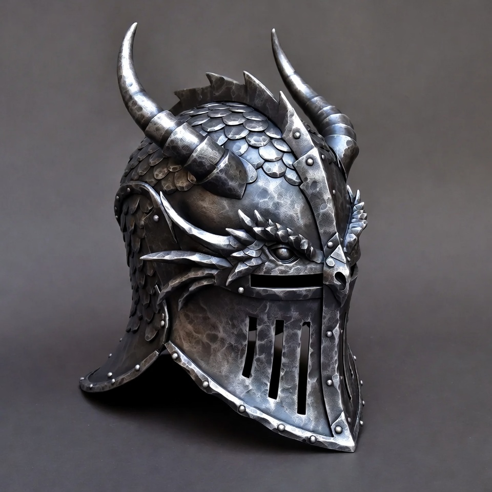 Dragon Scale Fantasy Helmet Dragon Scale Fantasy Helmet
