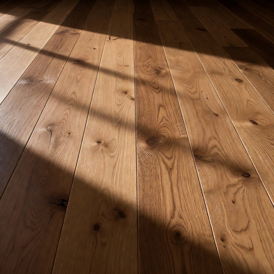 Sunlight streaming on hardwood floor Sunlight streaming on hardwood floor