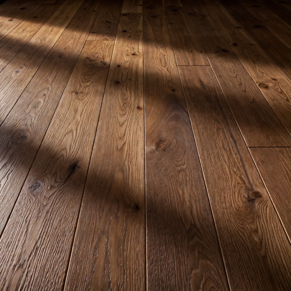 Hardwood Floor with Sunlight Shadows Hardwood Floor with Sunlight Shadows