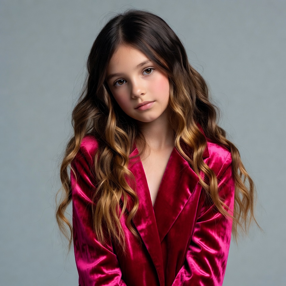 Girl in pink velvet blazer Girl in pink velvet blazer