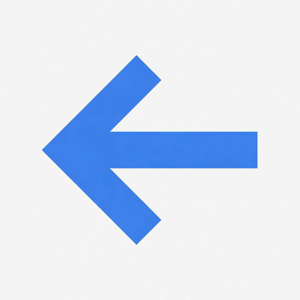 Blue Left Arrow Icon Blue Left Arrow Icon