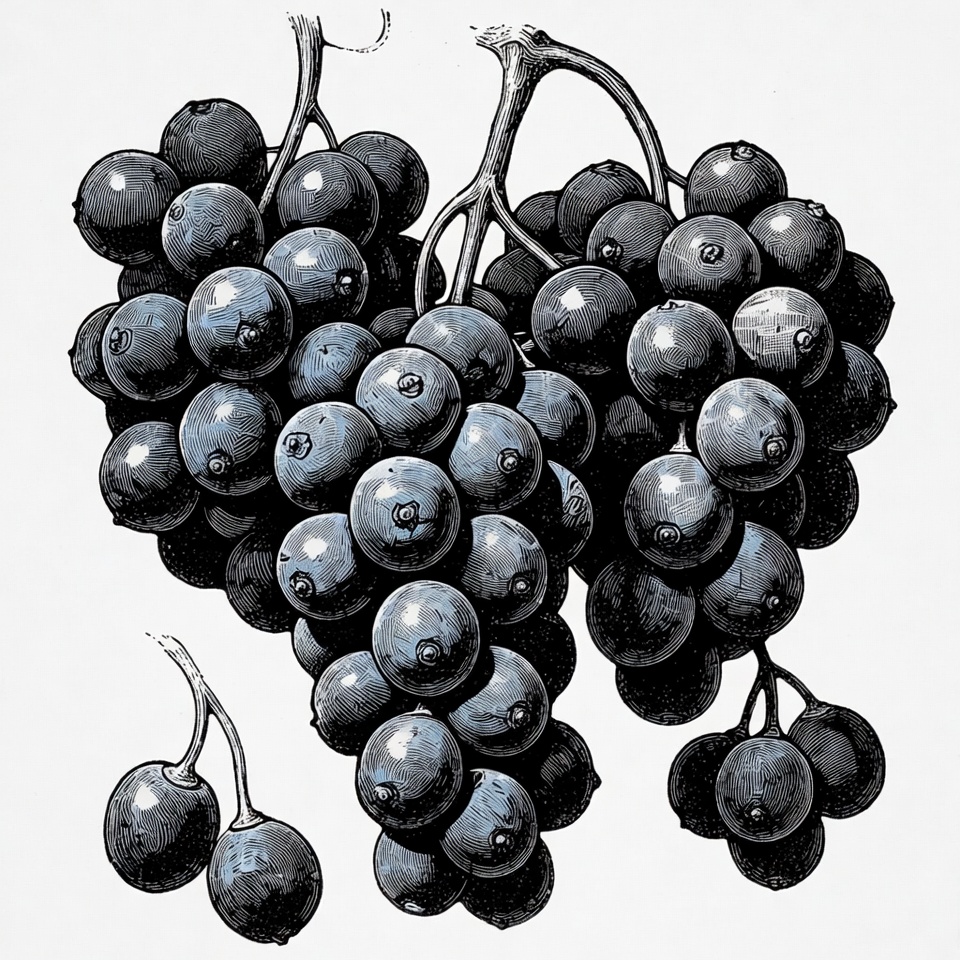Bunch of Black Grapes Bunch of Black Grapes