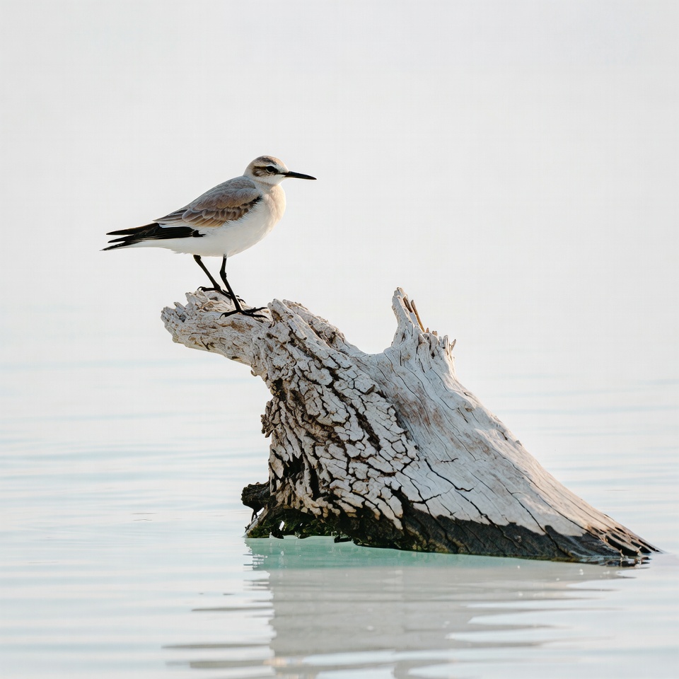 Semipalmated Plover on driftwood Semipalmated Plover on driftwood