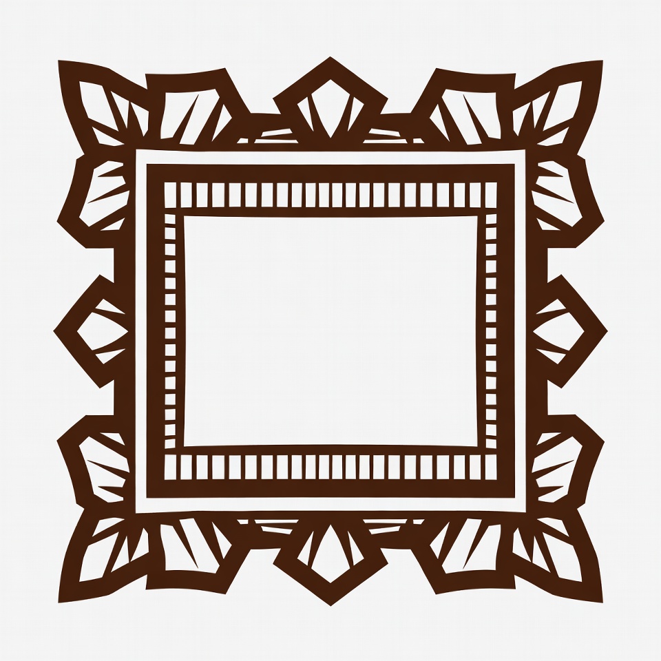 Ornate Empty Picture Frame Ornate Empty Picture Frame