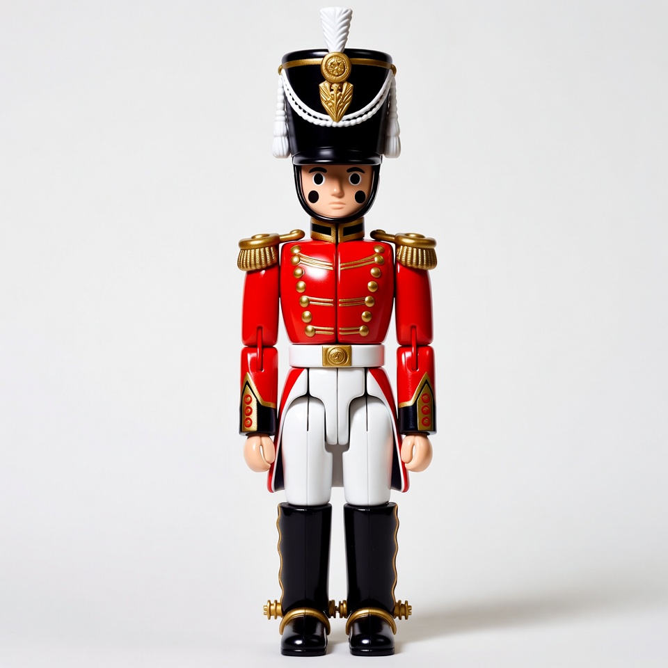 Red Toy Soldier Nutcracker Standing Red Toy Soldier Nutcracker Standing