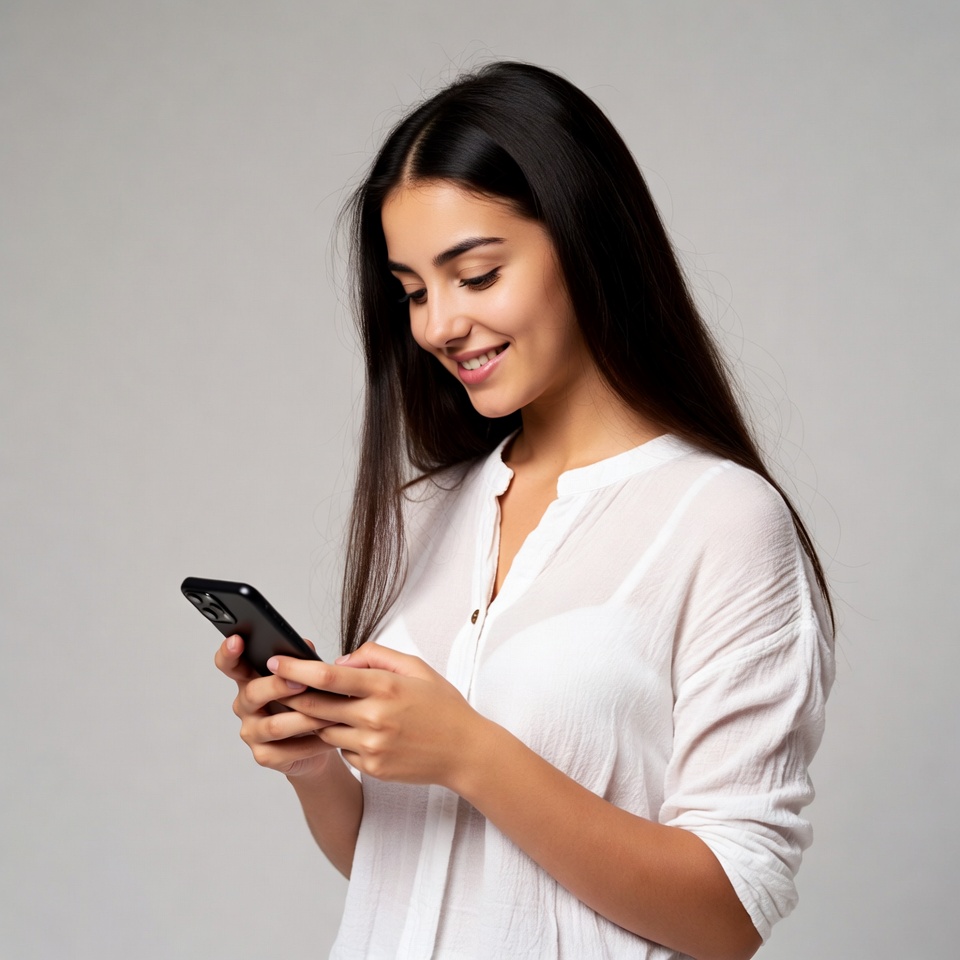 Young woman using smartphone Young woman using smartphone
