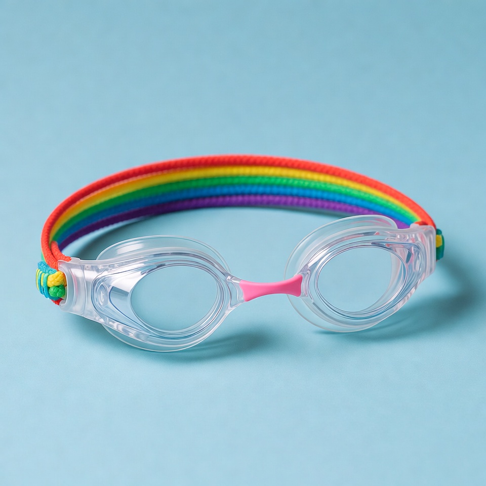 Rainbow Strap Swimming Goggles Rainbow Strap Swimming Goggles