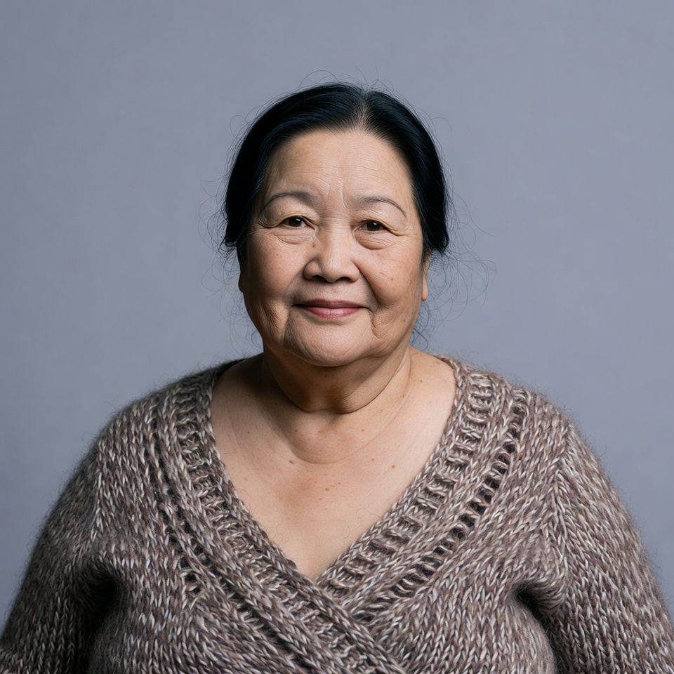 Asian elderly woman portrait Asian elderly woman portrait