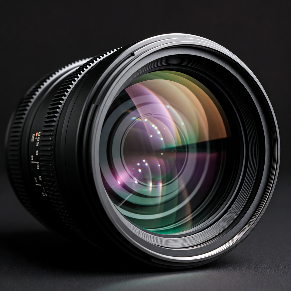 Black Telephoto Camera Lens Black Telephoto Camera Lens