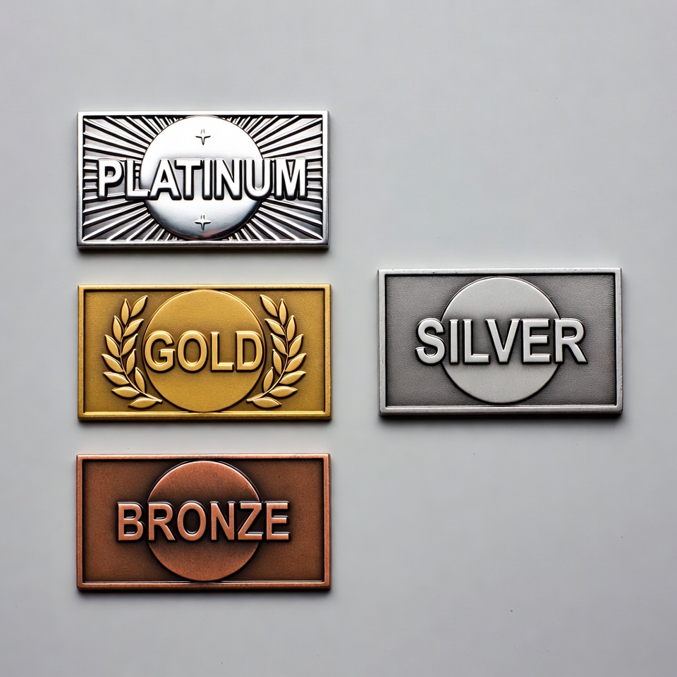 Platinum Gold Silver Bronze Medals Platinum Gold Silver Bronze Medals